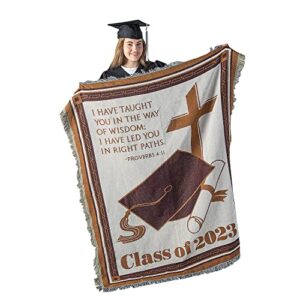 Fun Express 2023 Religious Graduation Throw