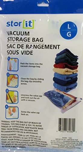 Vacuum Storage Space Saver Bag 17.5 in X 27.5 in (2 Pack)