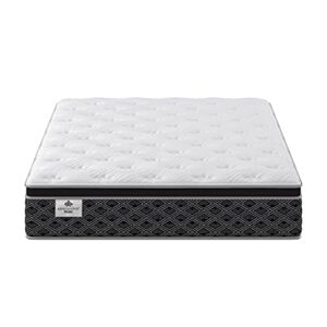 Kingsdown Euro Pillow Top Cushion Firm Innerspring Mattress Queen, Cool Gel Memory Foam Layer Multi-Layered Comfort Cooling Sleep Quilted Premium Luxury Bed Mattresses 13.5-Inch, Prime Owington