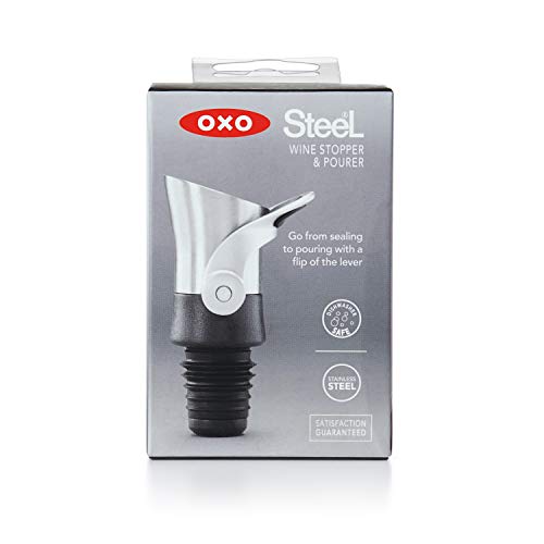 OXO SteeL Wine Stopper and Pourer