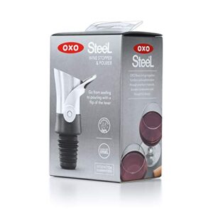 OXO SteeL Wine Stopper and Pourer