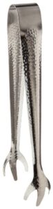 adcraft tbl-7 stainless steel claw-style ice tongs, 8" overall length