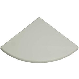 premium quality pure white thassos marble corner shelf polished 9''