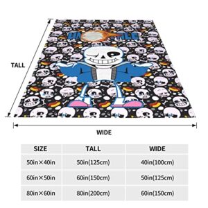 Ultra-Soft Micro Fleece Blanket 3D Fashion Print All Season Couch Sofa Warm Bed Throw Blanket Perfect for Kids Adults Family Birthday Gift 4-50"X40"