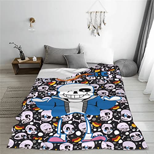 Ultra-Soft Micro Fleece Blanket 3D Fashion Print All Season Couch Sofa Warm Bed Throw Blanket Perfect for Kids Adults Family Birthday Gift 4-50"X40"