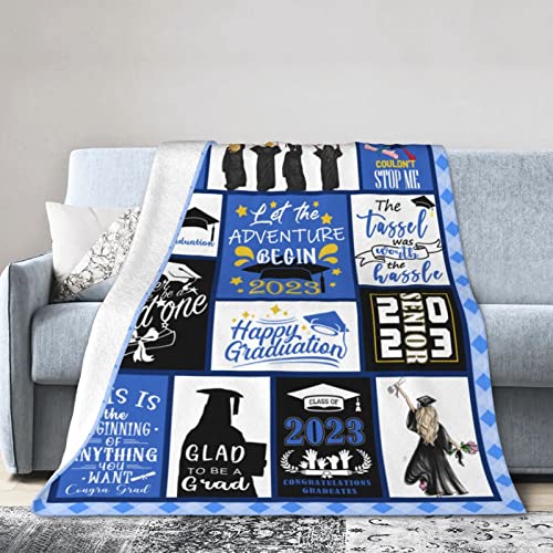 LARIAU Graduation Gifts 2023, Graduation Blanket, Graduation Class of 2023 Graduation Decorations Throw Blanket for Daughter Niece Granddaughter Sister 60" x 50"inch