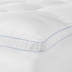 SensorPEDIC MemoryLOFT Supreme 3.5" Memory Foam and Fiber Mattress Topper, Full, White