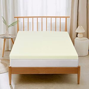 GOFLAME 3 Inch Full Size Mattress Topper, Ventilated Mattress Pad High Density for Cozy Sleeping