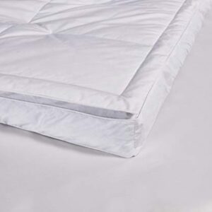 Kathy Ireland 233 Thread Count 3 inch White Down Fiber Top Featherbed Mattress Topper-(Full/Queen/King), Twin