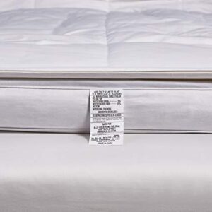 Kathy Ireland 233 Thread Count 3 inch White Down Fiber Top Featherbed Mattress Topper-(Full/Queen/King), Twin