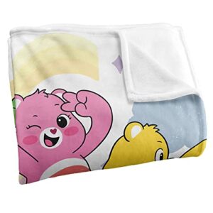 Care Bears Blanket, 50" x 60" Care Bears Silky Touch Super Soft Throw Blanket