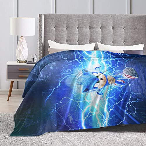 Cartoon Blanket Super Soft Flannel Throw Blanket Warm Lightweight for Kids Adults Gifts 50"X40"