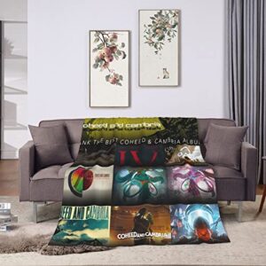 Progressive Rock Coheed Music and Band Cambria Blanket Fleece Flannel Throw Blankets Cool Bed Blanket Living Room Sofa 50"X40"