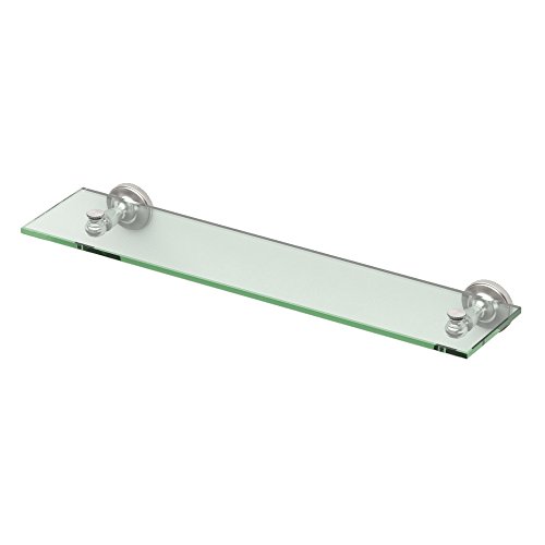 Gatco 4026 Tavern Glass Shelf, Satin Nickel