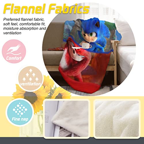 Ultra Soft Lightweight Flannel Fleece Air Conditioner Blanket for Bed Couch Living Room Throw Blanket 50"X40"