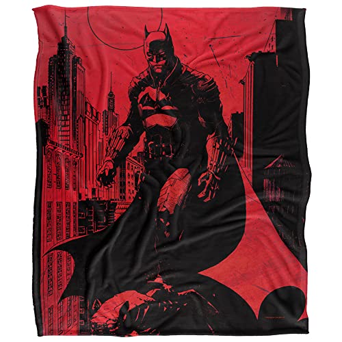 The Batman (2022) Blanket, Jim Lee Art Silky Touch Super Soft Throw Blanket 50" x 60"