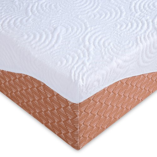 PrimaSleep 10 Inch Multi-Layered Memory Foam Mattress, Brown, Full Size