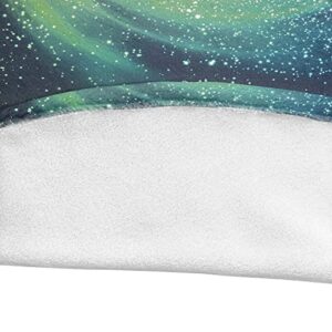 Lunarable Galaxy Round Blanket, Outer Space Theme Image Spiral Galaxy Stardust Astromony Cosmos Milky Way Stars Print, Lightweight Sofa & Bed Cover Novelty Gifts for All Seasons, 71" Round, Navy Teal