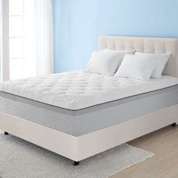 Novaform 14" Comfort Grande King Memory Foam Mattress, 3" Gel Memory Foam, 3" Air Channel Foam, 8" Base Layer Foam