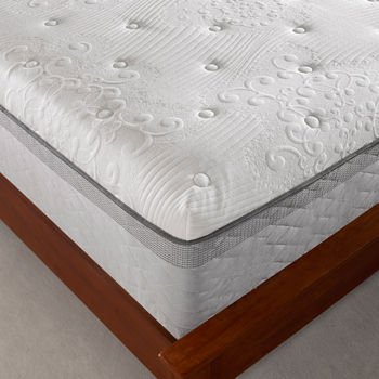 Novaform 14" Comfort Grande King Memory Foam Mattress, 3" Gel Memory Foam, 3" Air Channel Foam, 8" Base Layer Foam