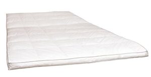 bio sleep concept gfmt-q downia feather and down mattress topper, 80" x 60" x 2"