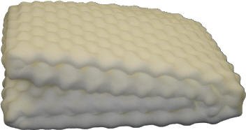 Gilbins Egg Crate Twin Mattress Foam