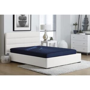 Value 6 Inch Thermobonded Polyester Filled Quilted Top Bunk Bed Mattress, Full, Navy, HP 716 (Navy, Full)