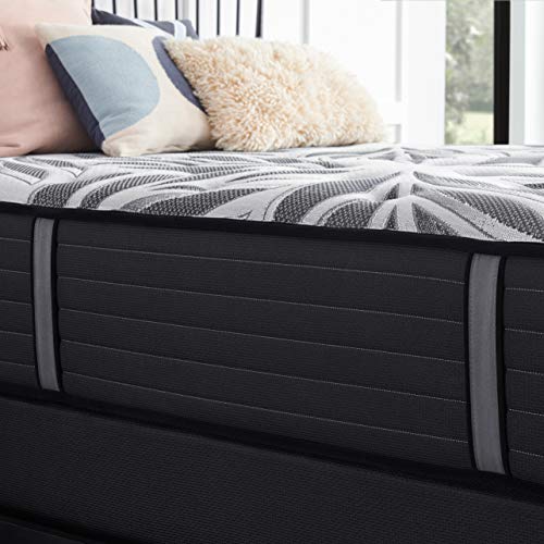 Sealy Posturepedic Plus, Tight Top 15 Plush Ultra Soft Mattress with Surface-Guard and 5-Inch Foundation, Full, Grey