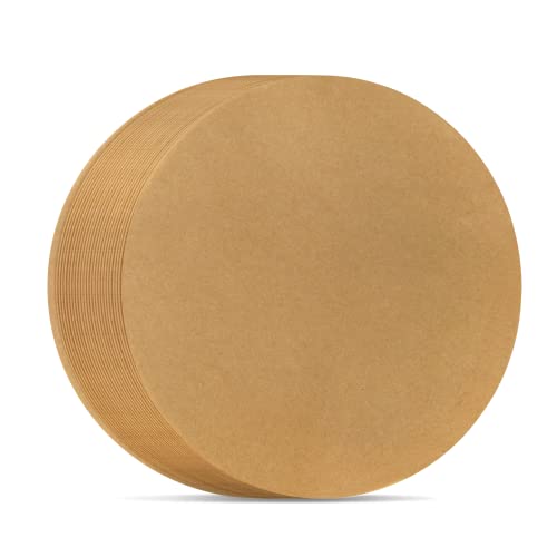 8 Inch Parchment Paper Rounds, 200PCS Unbleached and Non Stick Baking Parchment Rounds, Precut Round Parchment Paper for Baking Sheets Round, Cake Pans, Air Fryer, Springform Pan, Bamboo Steamer