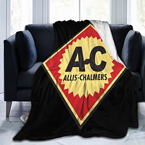 Ultra Soft Allis Chalmers Throw Blanket Lightweight Flannel Fleece Bed Blanket for Couch Sofa Living Room Fuzzy Blanket for Adults Kids 60"X50"