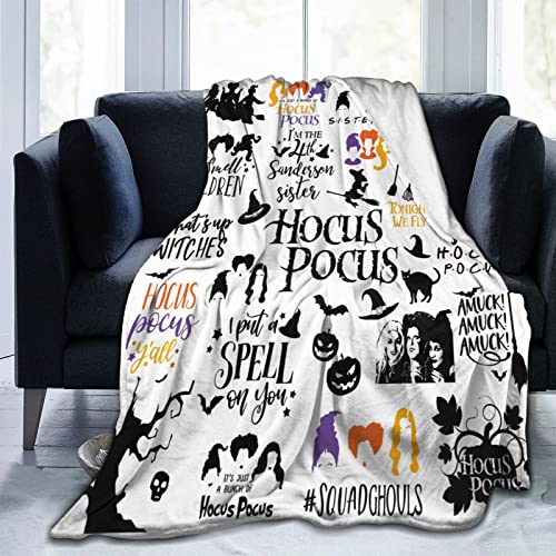 Halloween Blanket,Soft Flannel Blanket Air Conditioner Blanket Sofa Blanket Anti Pilling Throw Blankets 50"X40"