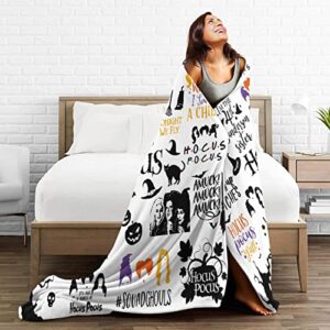 Halloween Blanket,Soft Flannel Blanket Air Conditioner Blanket Sofa Blanket Anti Pilling Throw Blankets 50"X40"