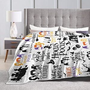 Halloween Blanket,Soft Flannel Blanket Air Conditioner Blanket Sofa Blanket Anti Pilling Throw Blankets 50"X40"