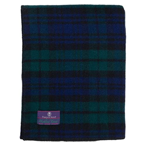 Prince of Scots Highland Tweeds Big Throw (Black Watch)