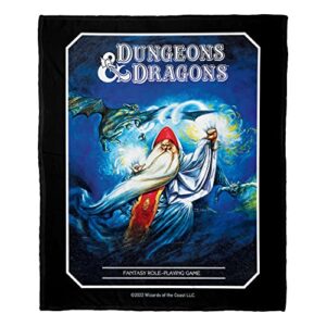 northwest dungeons & dragons silk touch throw blanket, 50" x 60", wizards and dragons