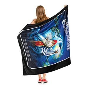 Northwest Dungeons & Dragons Silk Touch Throw Blanket, 50" x 60", Wizards and Dragons