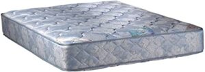 ds solutions usa chiro premier 2-sided orthopedic (blue color) queen mattress only with mattress protector included - fully assembled, innerspring coils, long lasting comfort