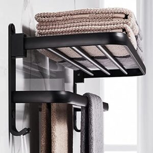 towel racks for bathroom wall mounted 24" foldable towel rack(60cm)