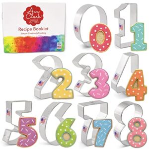 Number Cookie Cutters 9 pc. Set Made in USA by Ann Clark