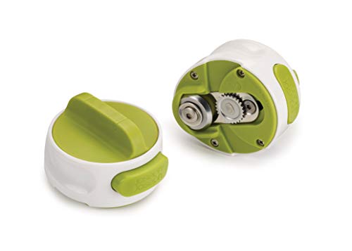 Joseph Joseph Can-Do Compact Can Opener Easy Twist Release Portable Space-Saving Manual Stainless Steel, Green