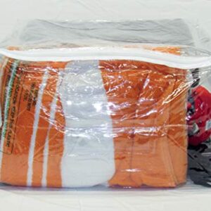 Clear Vinyl Zippered Storage Bags 15 x 18 x 9 Inch 5-Pack