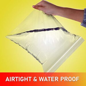 [ 24 COUNT ] - 3 MILL - 18"x24" - Extra Large Super Big Bags, Zipper - 3 MILL - Jumbo Big Plastic Bags, Clear 5 Gallon Bags,- 24 Count