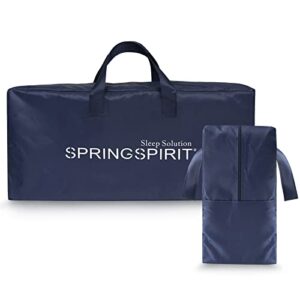 springspirit pack and play mattress bag, carry on bag, trifold playard carry case, multi-use carrying storage bag for travel, portable & durable moving bag, waterproof (26"×12.5"×5.5")