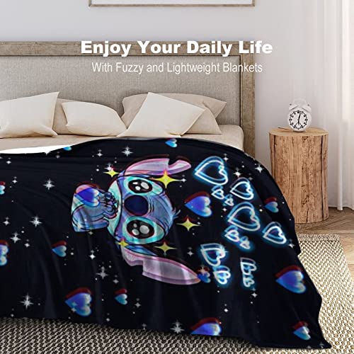 Anime Blankets Ultra-Soft Throw Blanket for Couch, Plush Cozy Blankets for Sofa Bed Lightweight Blankets 50"x60"