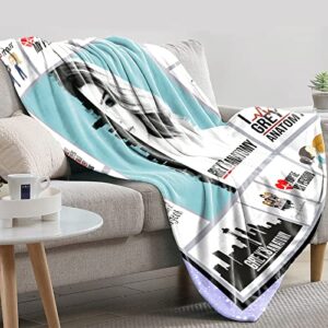 Soft and Comfortable Flannel Blanket Throw Blankets Bed Blanket for Couch Sofa Home Decor 60"x50"