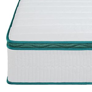 Oleesleep 13 Inch Dual Layered Gel Hybrid Memory Foam Mattress, CertiPUR-US Certified, Green, King