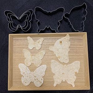 Butterfly Cookie Cutter Set-5 Piece-Butterfly Fondant Biscui Cutters