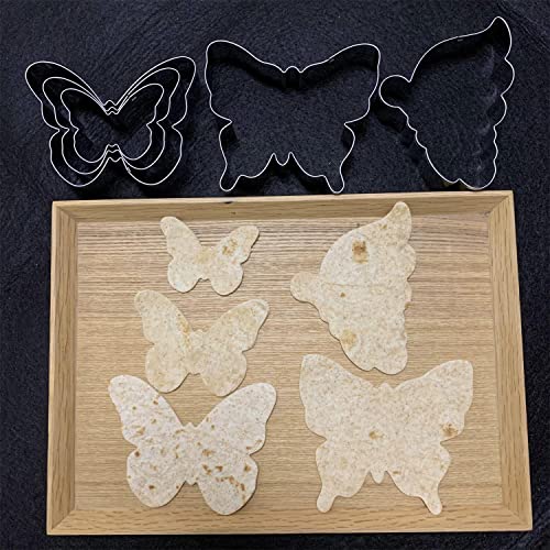 Butterfly Cookie Cutter Set-5 Piece-Butterfly Fondant Biscui Cutters