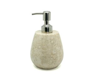 creative home champagne marble boulder liquid soap dispenser