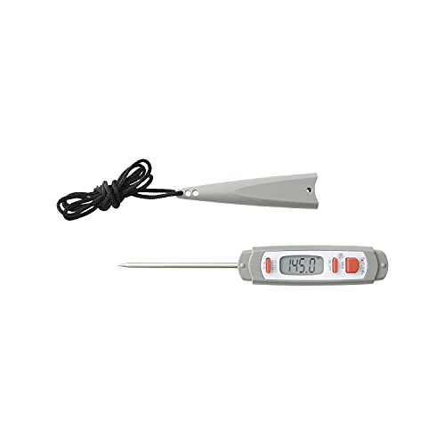 Taylor Waterproof Digital Instant Read Meat Food Grill BBQ Kitchen Cooking Thermometer, Comes with Sleeve Extender and Lanyard